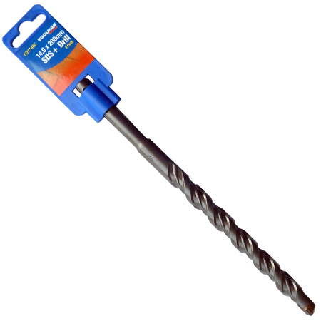SDS Plus Masonry Drill Bit 14mm x 200mm Hammer Toolpak 